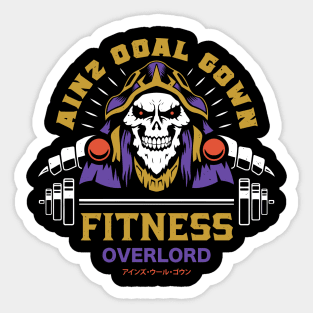 Ainz Ooal Gown Fitness Sticker